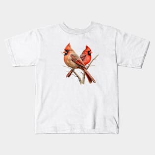 Cardinal Pair Kids T-Shirt